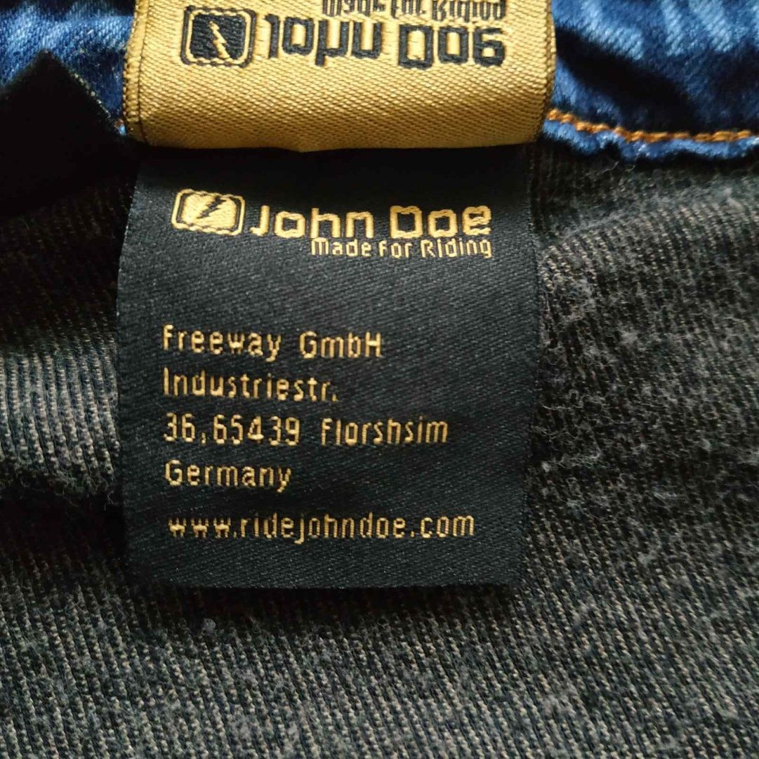 John Doe iron head mechanix raw denim мото джинсы размер 36/32,