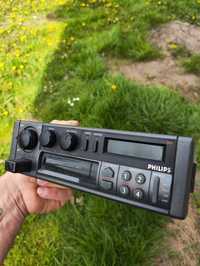 Radio samochodowe Philips DC 565 na kasety, retro