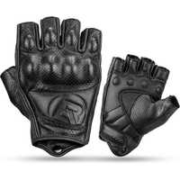 Rękawiczki motocyklowe Rockbros XXL skórzane - czarne