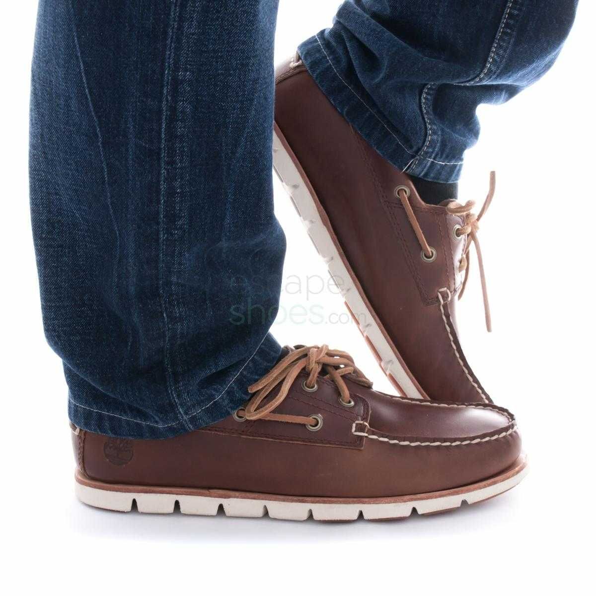 Чоловічі мокасини топсайдери timberland tidelands 2 eye sahara