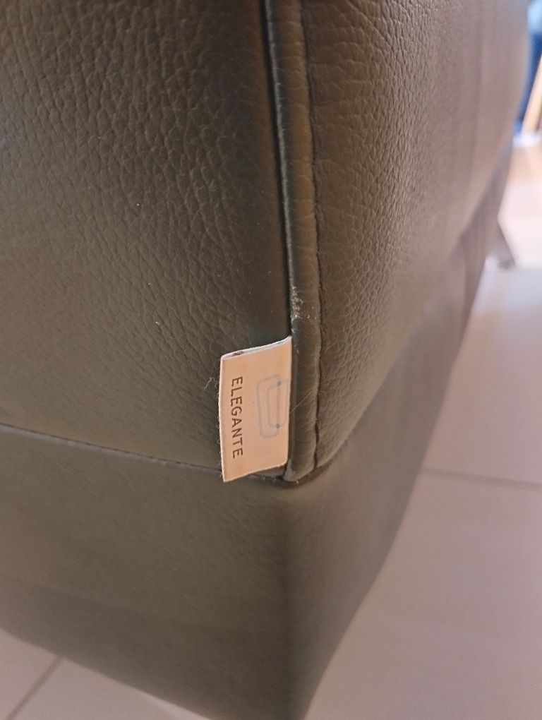 // Sofa Narożnik Elektryczny 100% Naturalna Skóra Gala Collezione //