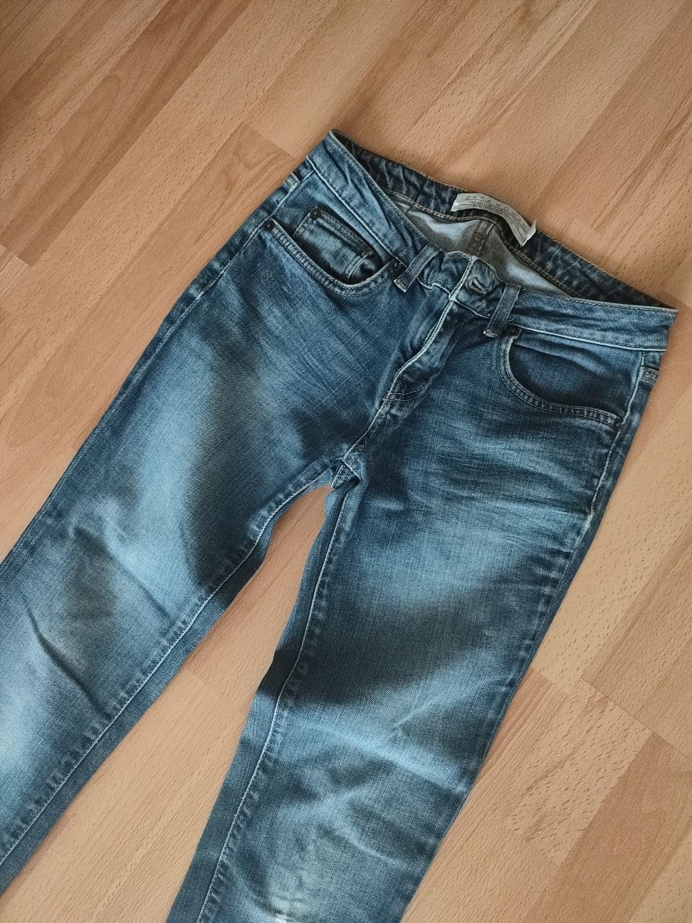 ZARA jeansy denim klasyczne