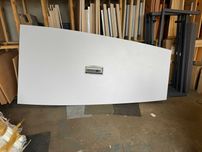 Stół konferencyjny biały owalny 540 cm