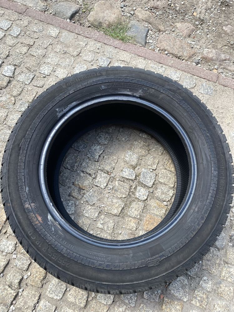 2 Opony 255/55R18CP 120R M+S Continental VanContact Camper 8mm