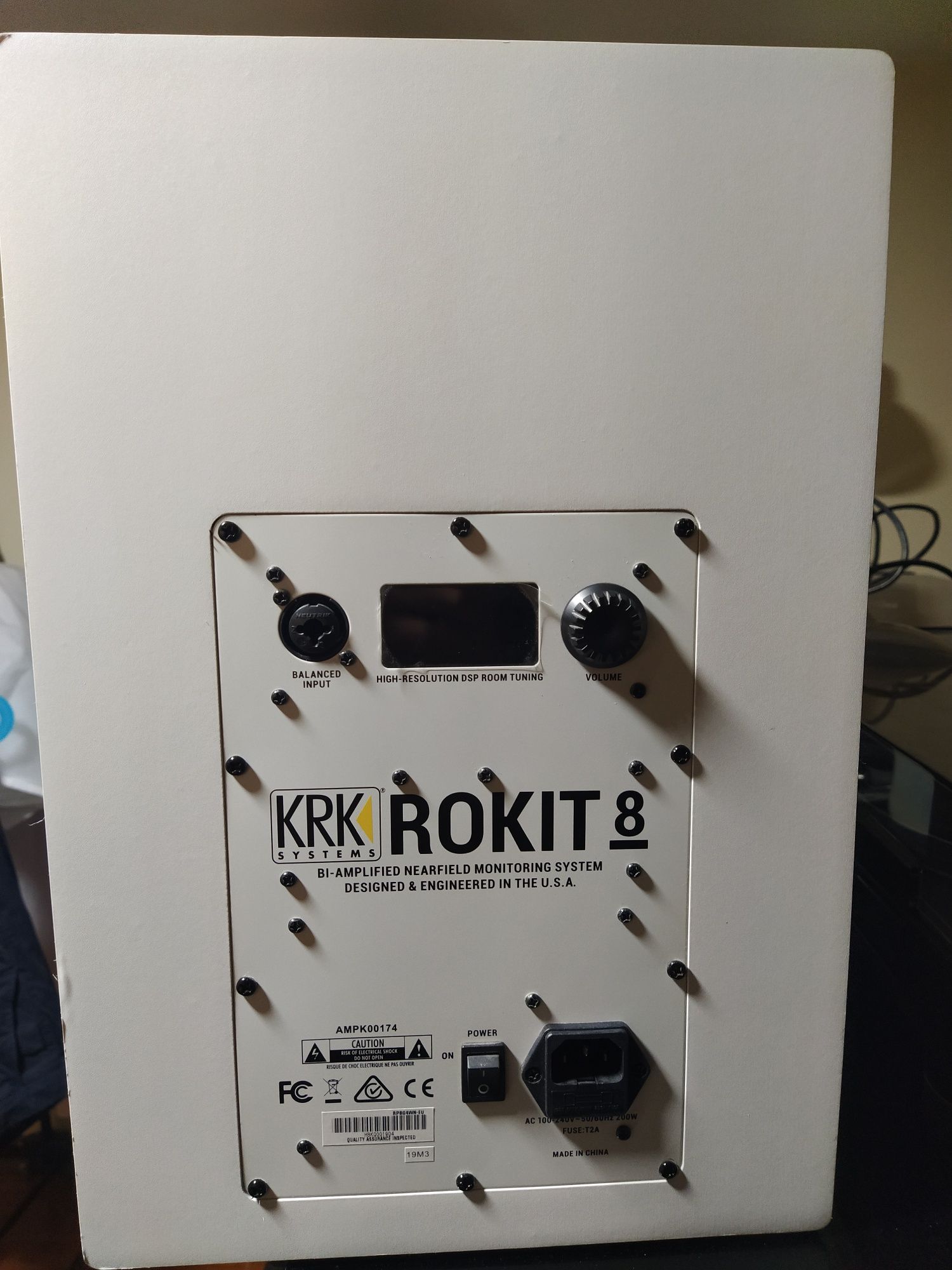 Monitor krk rokit 8 white (1 unidade)