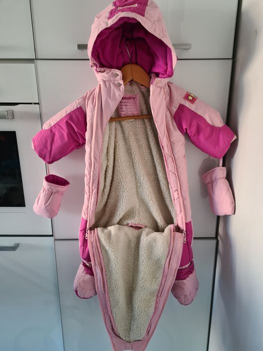 Зимовий комбінезон, на овчині (можна зняти), 74+6, від народження