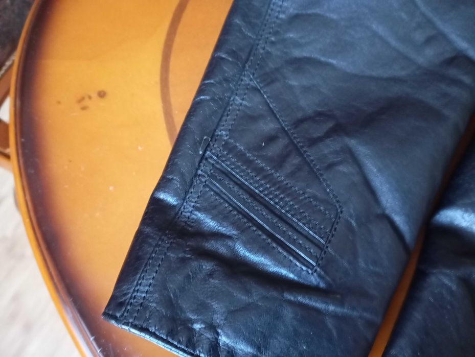 Чоловіча натуральна шкіряна куртка