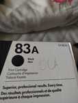 HP laser Jet 83A printer cartridge