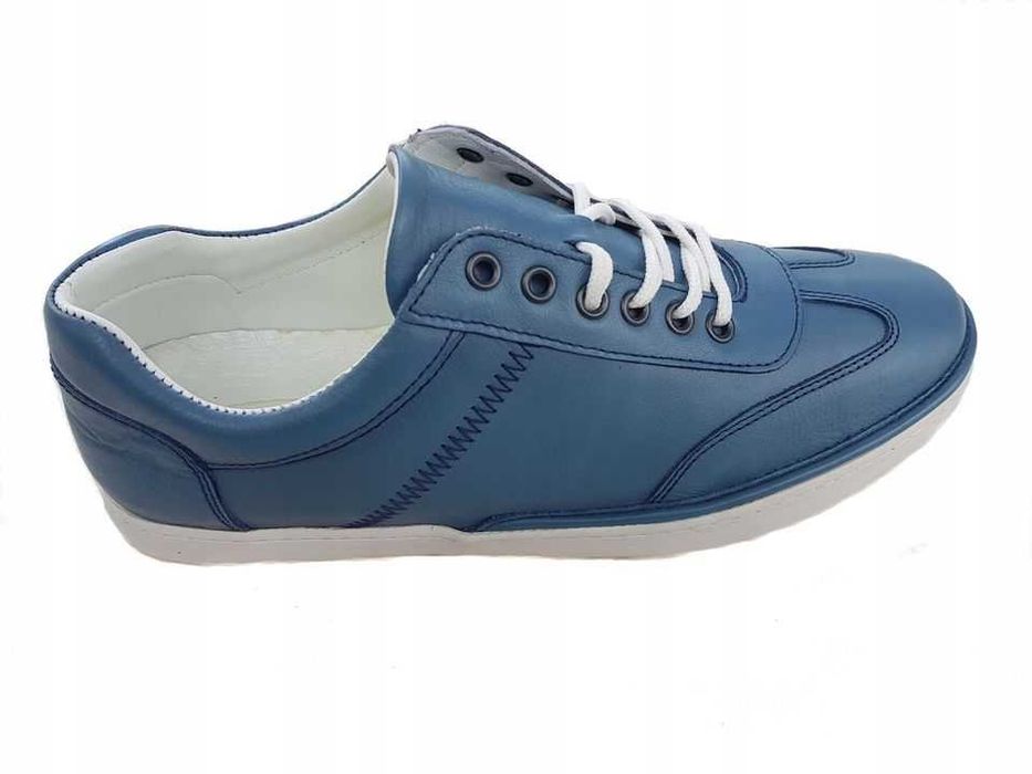 Mega Wyprzedaż LANQIER MĘSKIE BUTY Skóra Naturalna 42