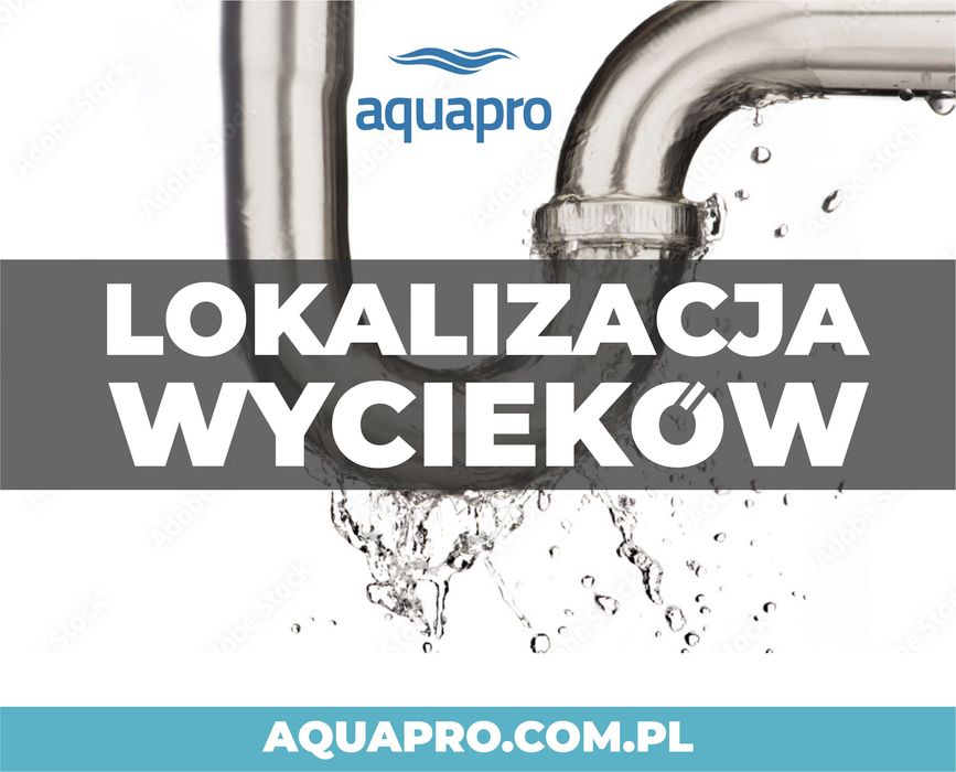Lokalizacja wycieków, nieszczelności pogotowie WOD-KAN Cała POLSKA