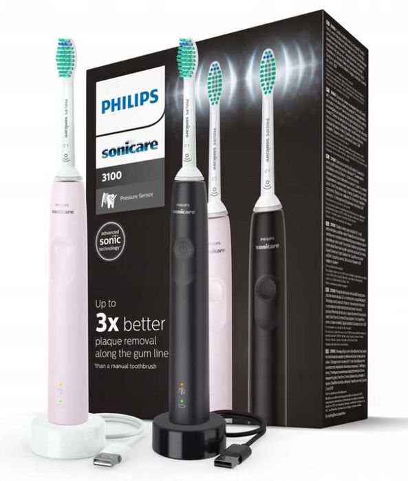 2x Philips Sonicare 3100 szczoteczka soniczna OKAZJA -50%