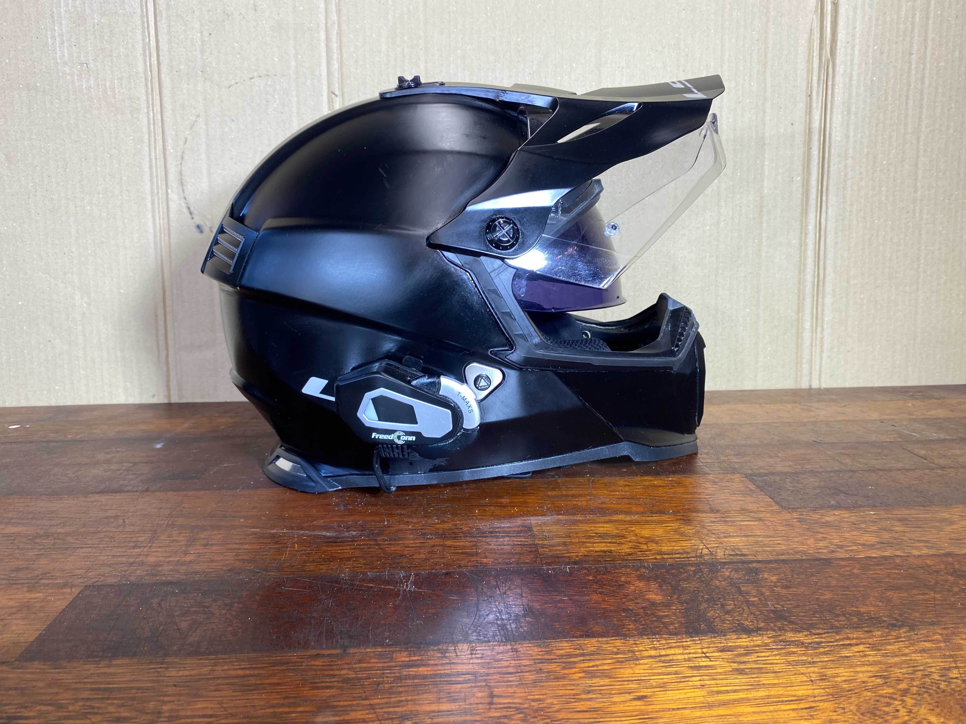 Kask LS2 Pionier rozmiar xxl 63-64 z intercomem FreedCon T-Max