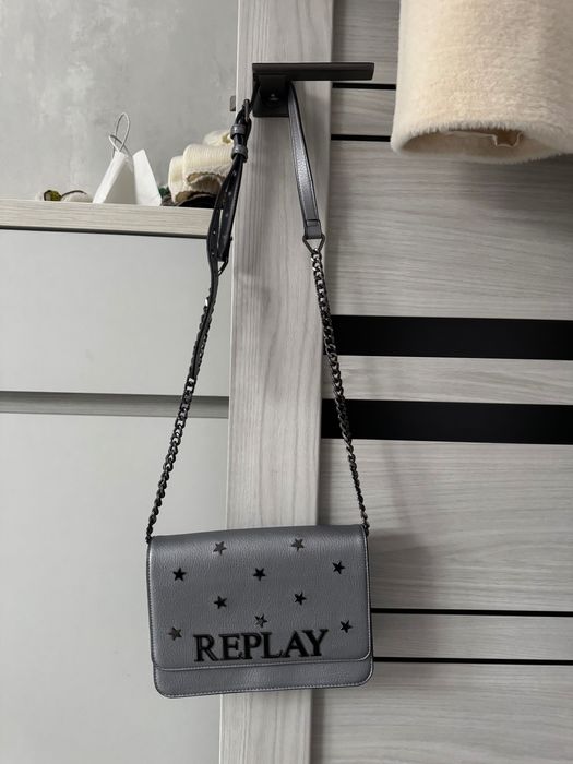 Сумка Replay, сріблястого кольору