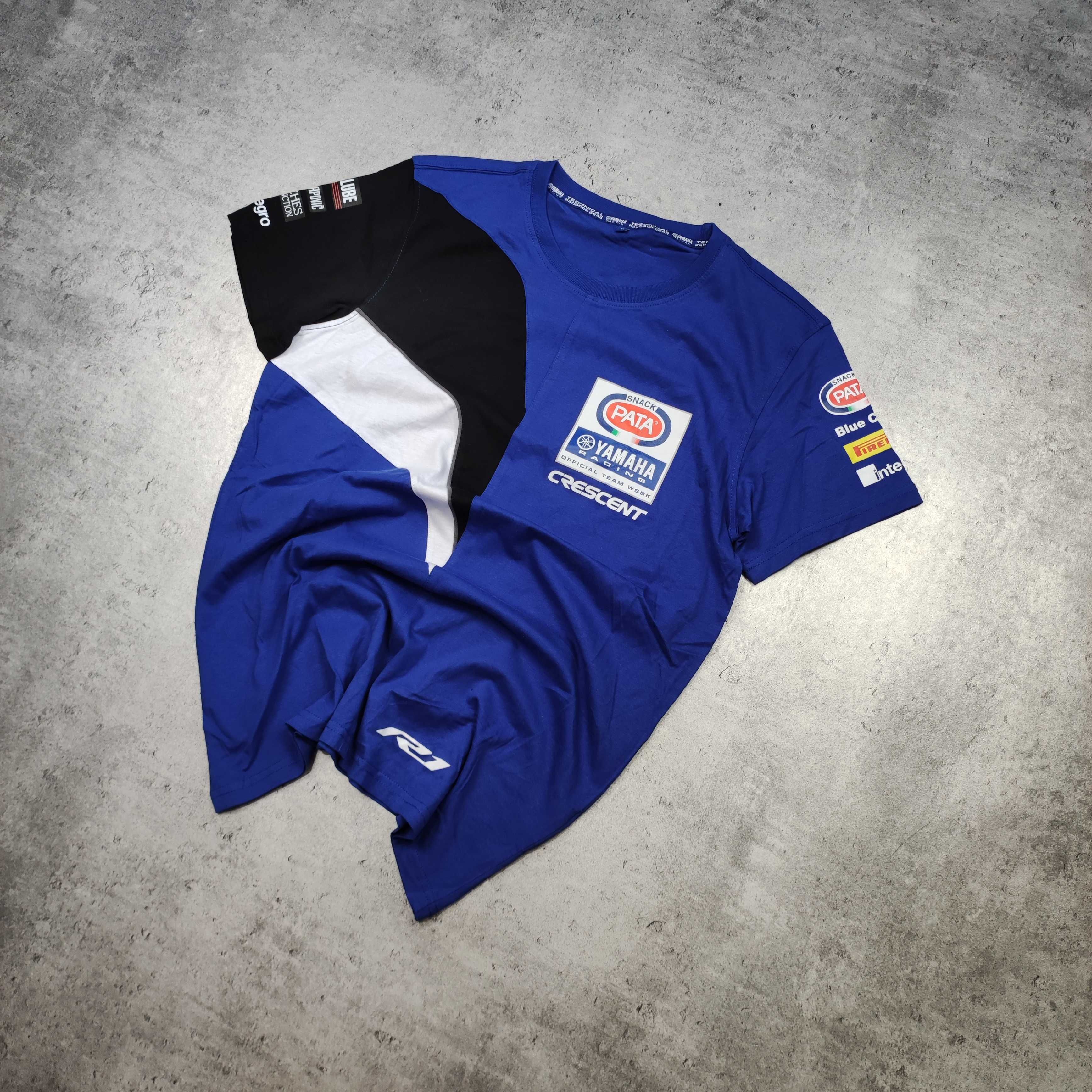MĘSKA Koszulka Racing Sportowa Wyścigi Oficjalna Yamaha R1 Pata Snack