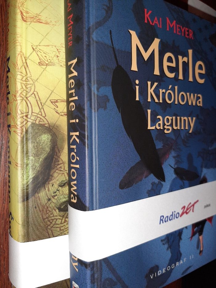 Kai Meyer Merle Kamienne Światło MERLE i Królowa Laguny 2szt=38zł NOWE