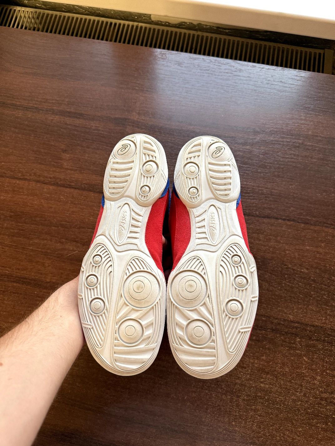 Боксёрки/Борцовки Asics Matflex 6 Red/Blue 26,75 cm