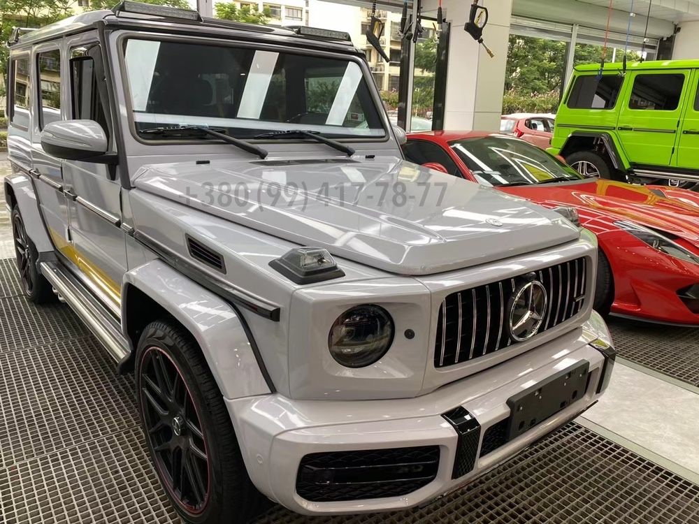 Рестайлинг обвес 2018+ Mercedes W463 W464 G63 G500 G550 Бампер Фары