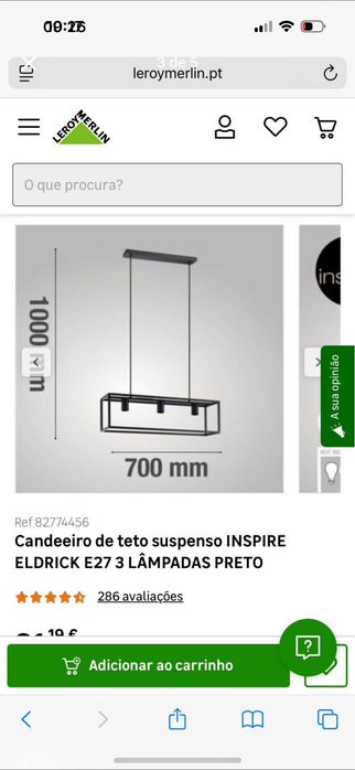Candeeiro moderno teto preto