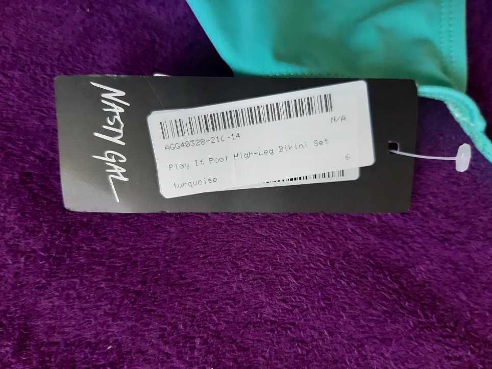 NOWY NASTY GAL bikini strój kąpielowy dwuczęściowy xs/s z metkami