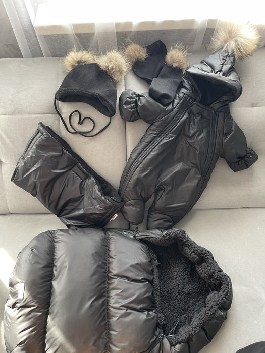 Комбінезон зимовий чорний