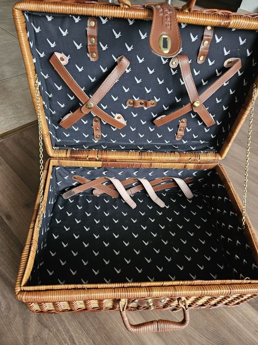 Kosz piknikowy wiklinowy