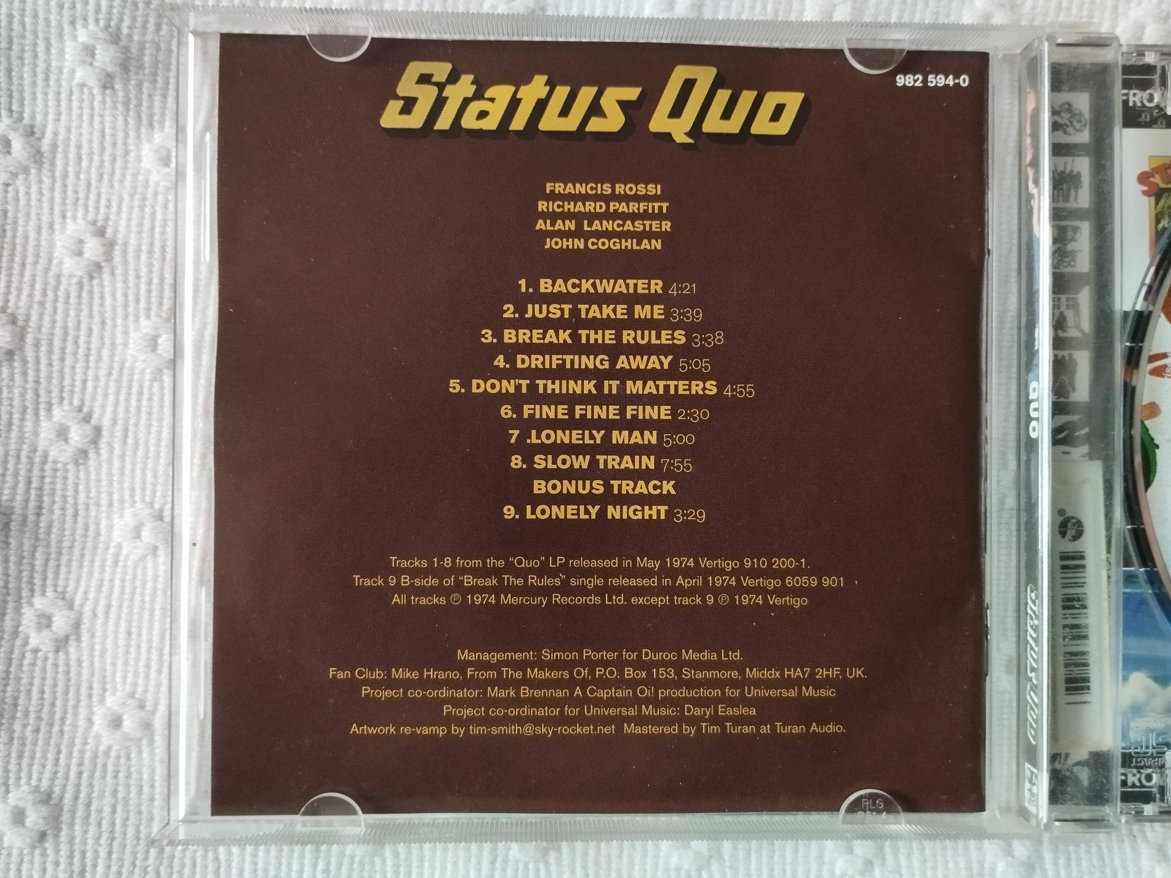 Status Quo – Quo - CD
