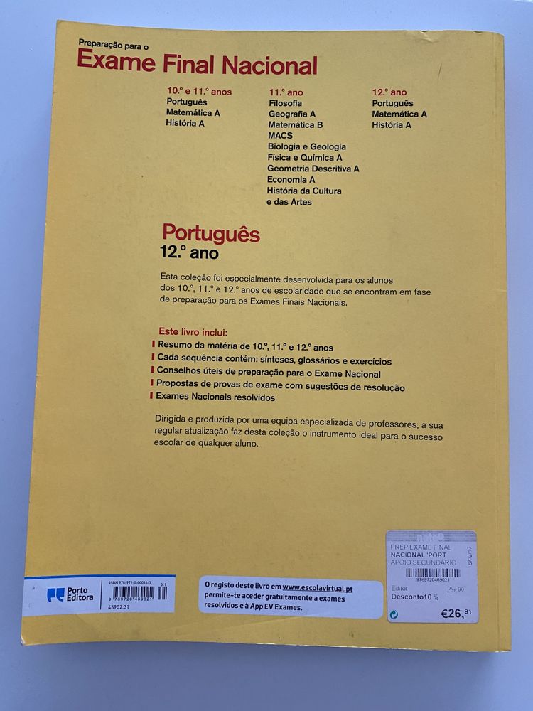 Exame final nacional português 12 ano