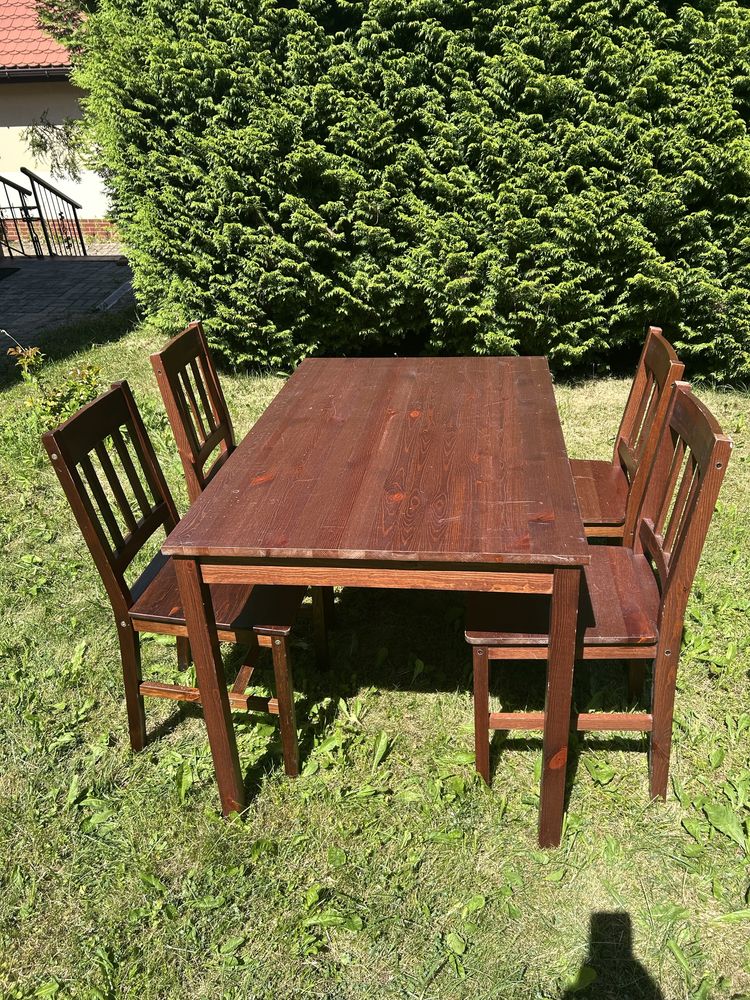 Komplet stol i krzesla