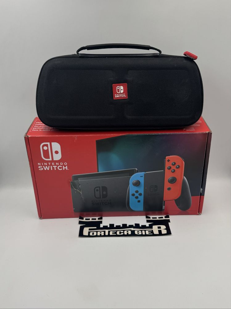 Nintendo Switch V2 + Pokrowiec Gwarancja