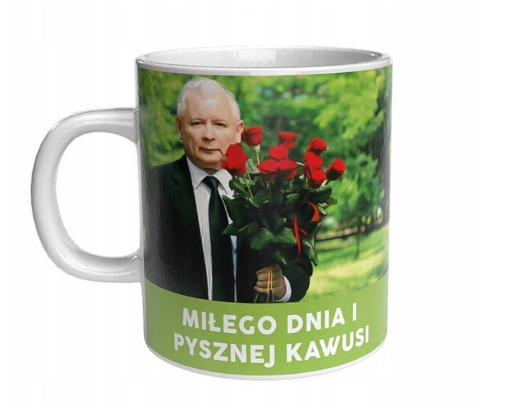 Kubek prezesa pis Kaczyński Jarosław prezes humor