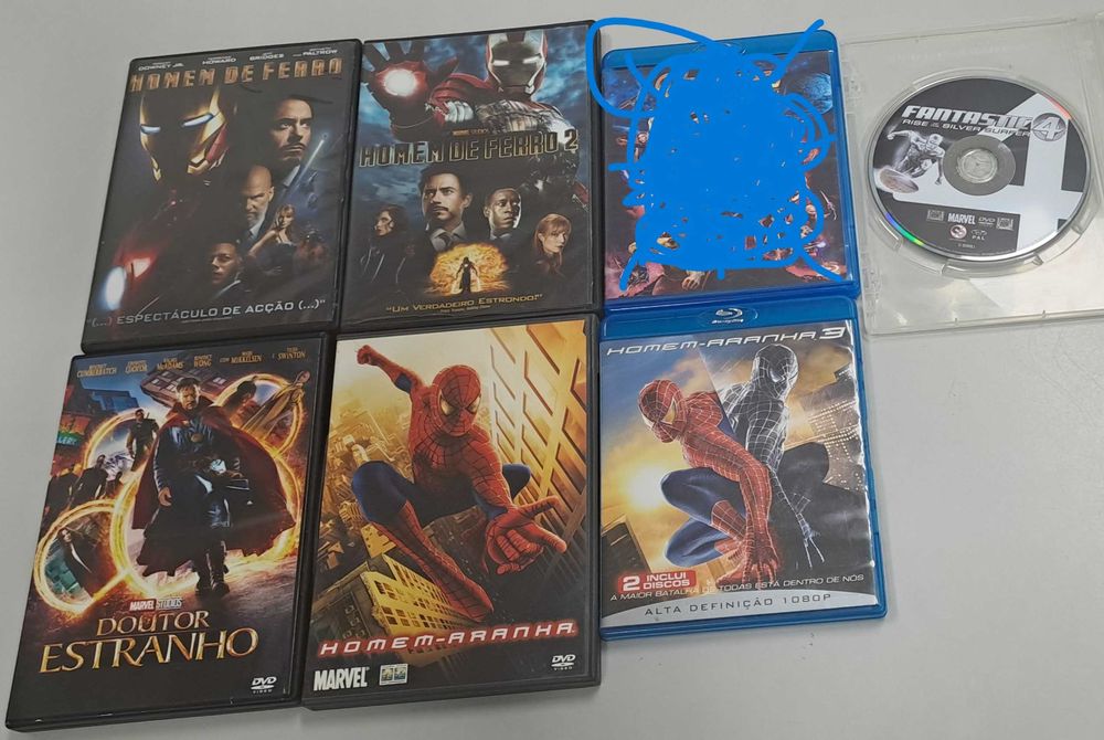 Pack DVDs MARVEL (6+2)