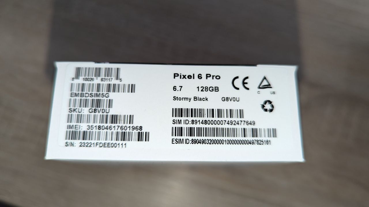 Google Pixel 6 Pro оригінал смартфон неверлок 256 ГБ