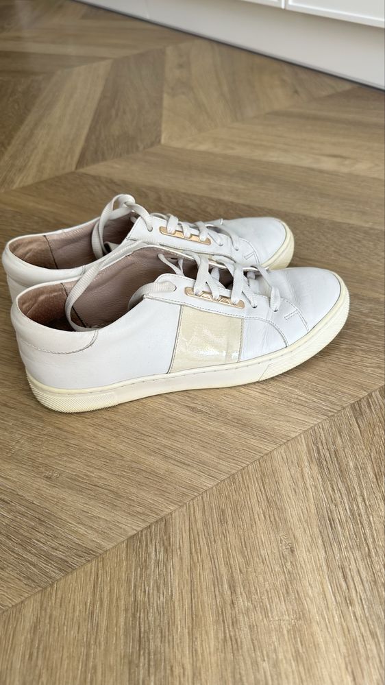 Ryłko sneakersy 36 skóra biale