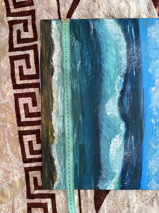 Картина акрилом Морські бризки