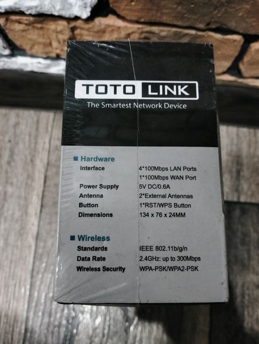 Роутер TOTOLINK новий