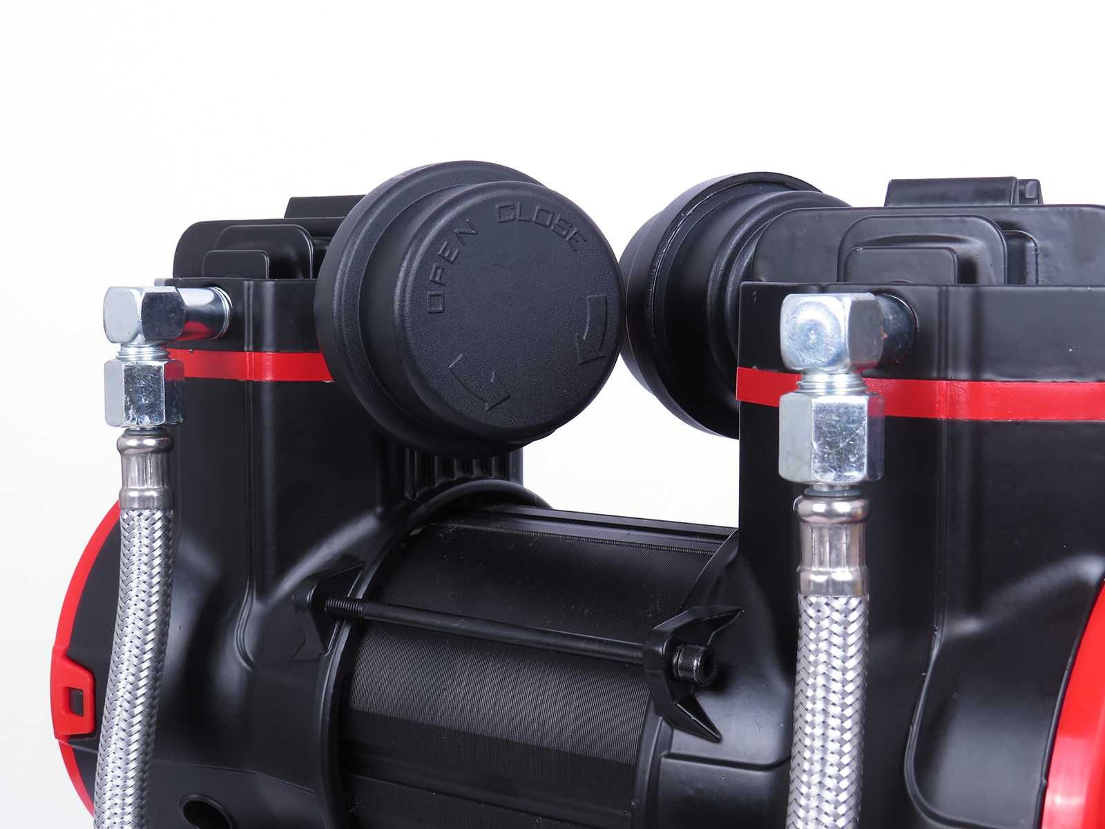 KRAFT&DELE Kompresor 24l Bezolejowy 2 Tłoki 2 Pompy Sprężarka KD1390