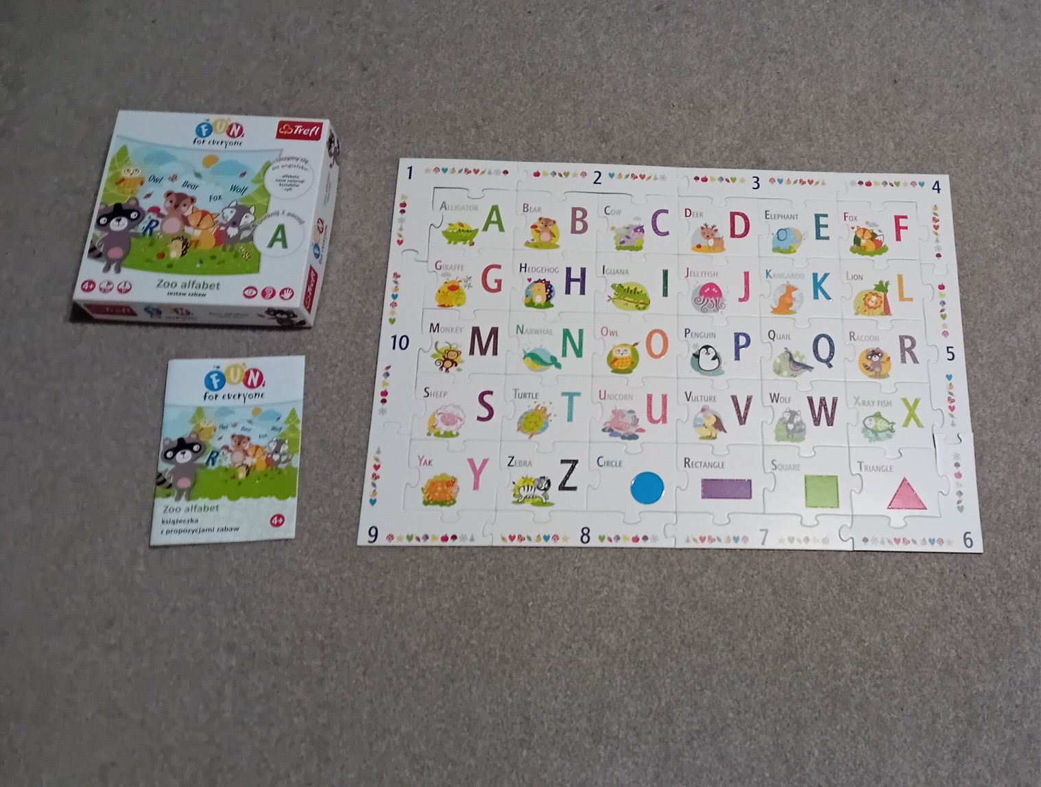 Zoo alfabet puzzle