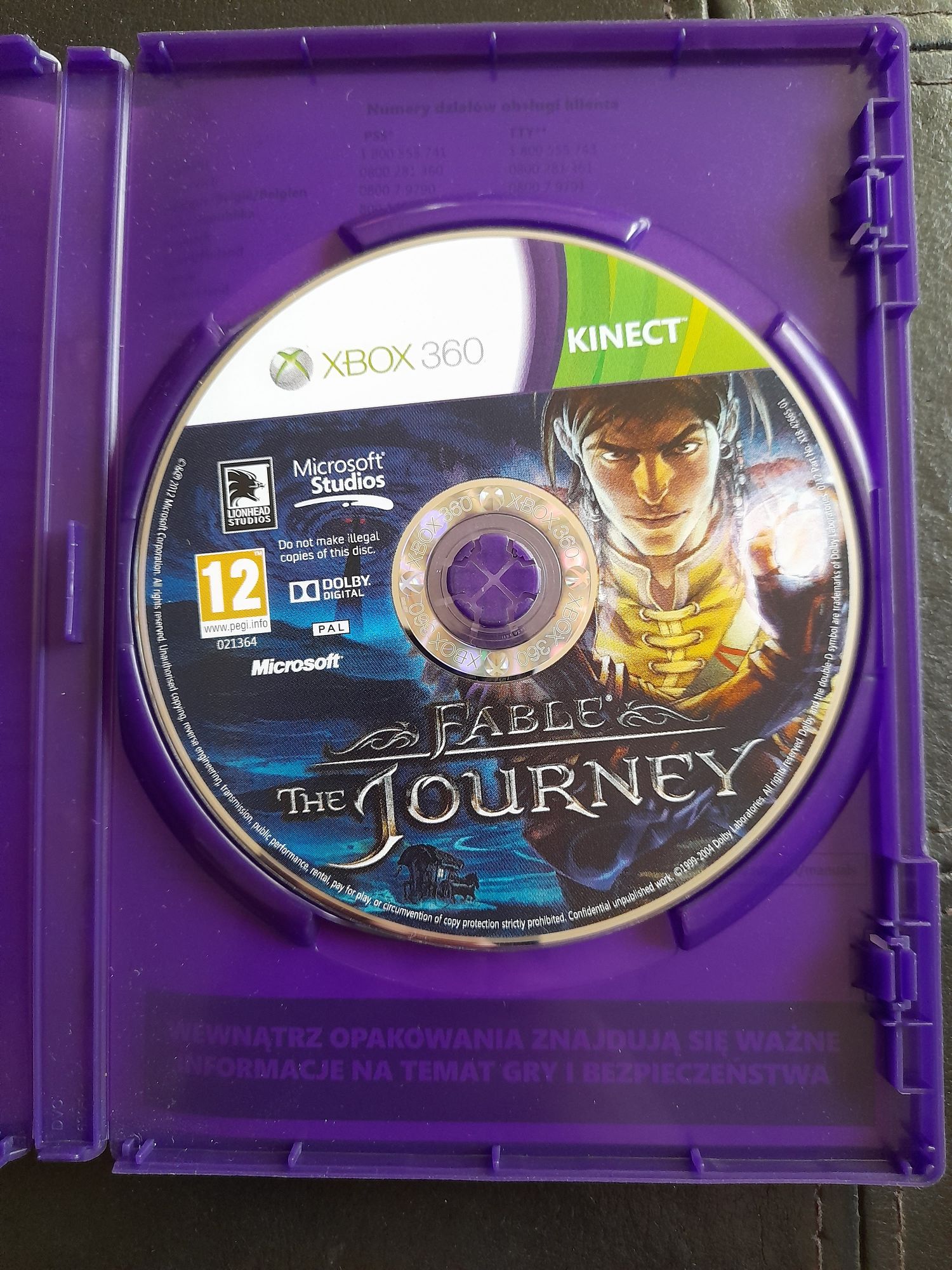 Fable the Journey xbox 360 kinect