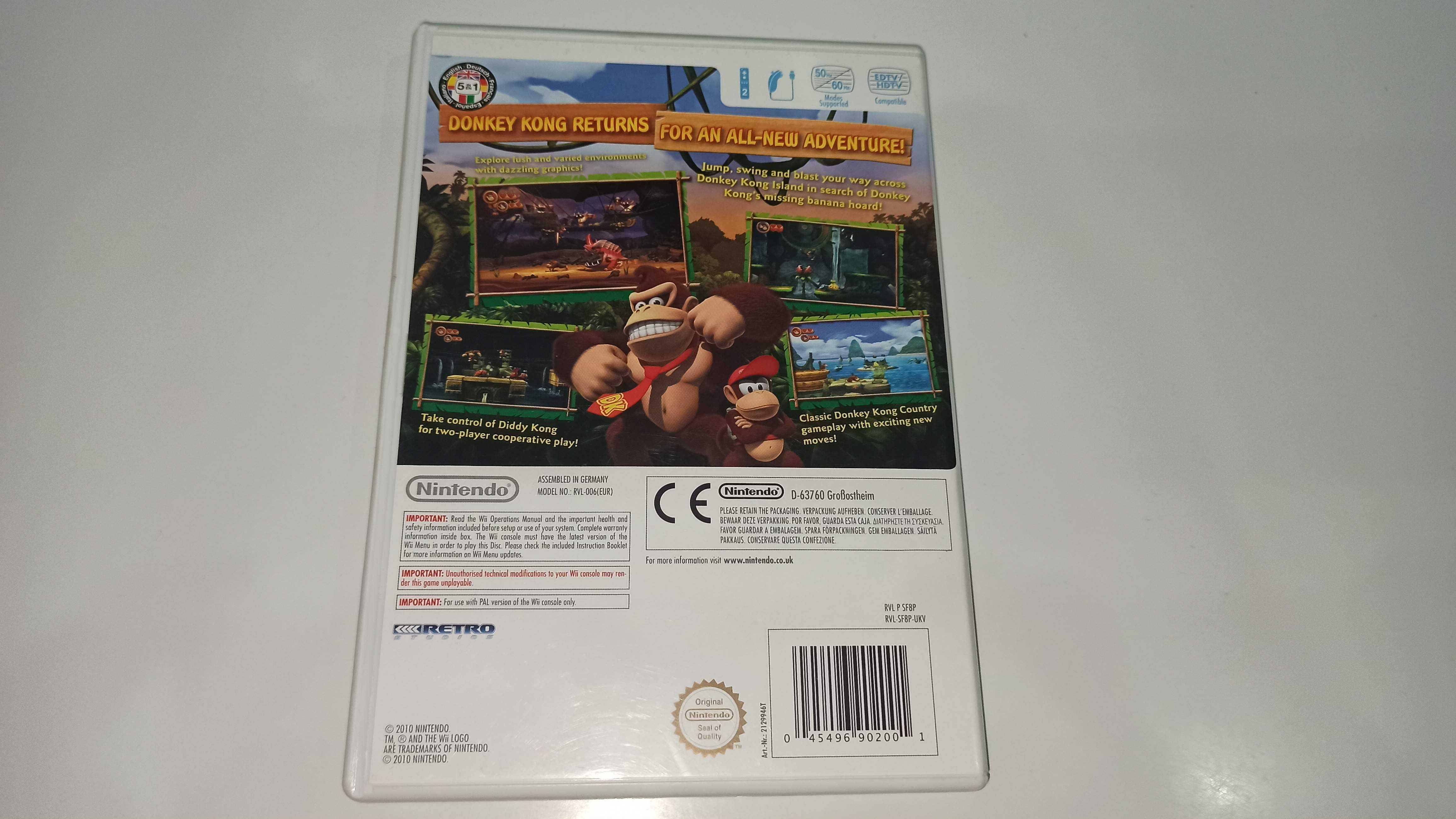 nintendo wii DONKEY KONG COUNTRY RETURNS platformówka czadowa!