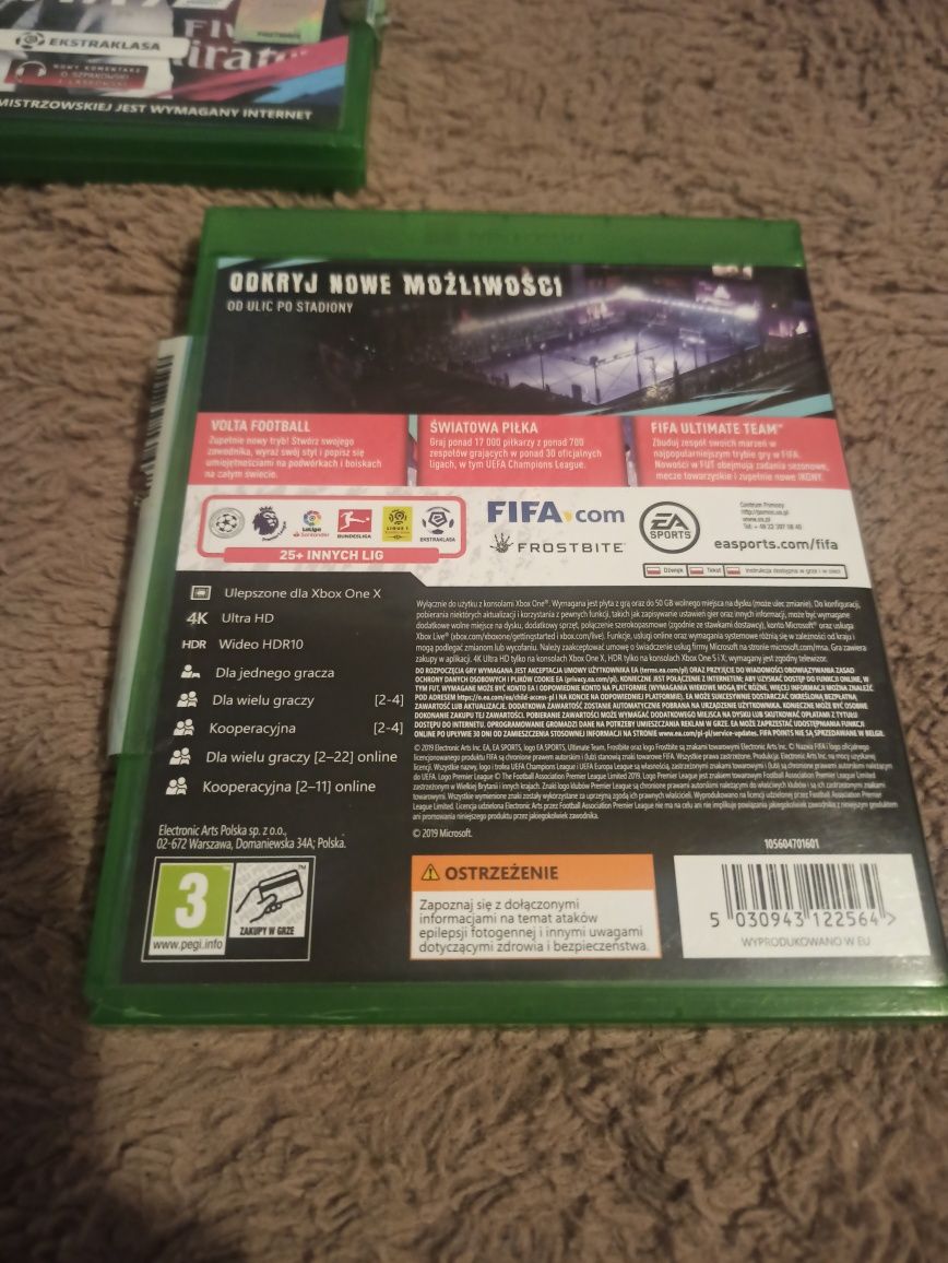 Gry Xbox One FIFA20, Fifa19