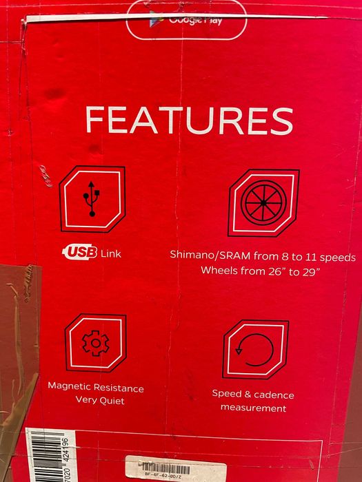 WYPRZEDAŻ z 3700 Trenażer rowerowy *ZYCLE Smart ZDrive* Roller Trainer