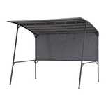 Pawilon ogrodowy 2,2x2,8 m pergola tarasowa szara metalowa stal namiot