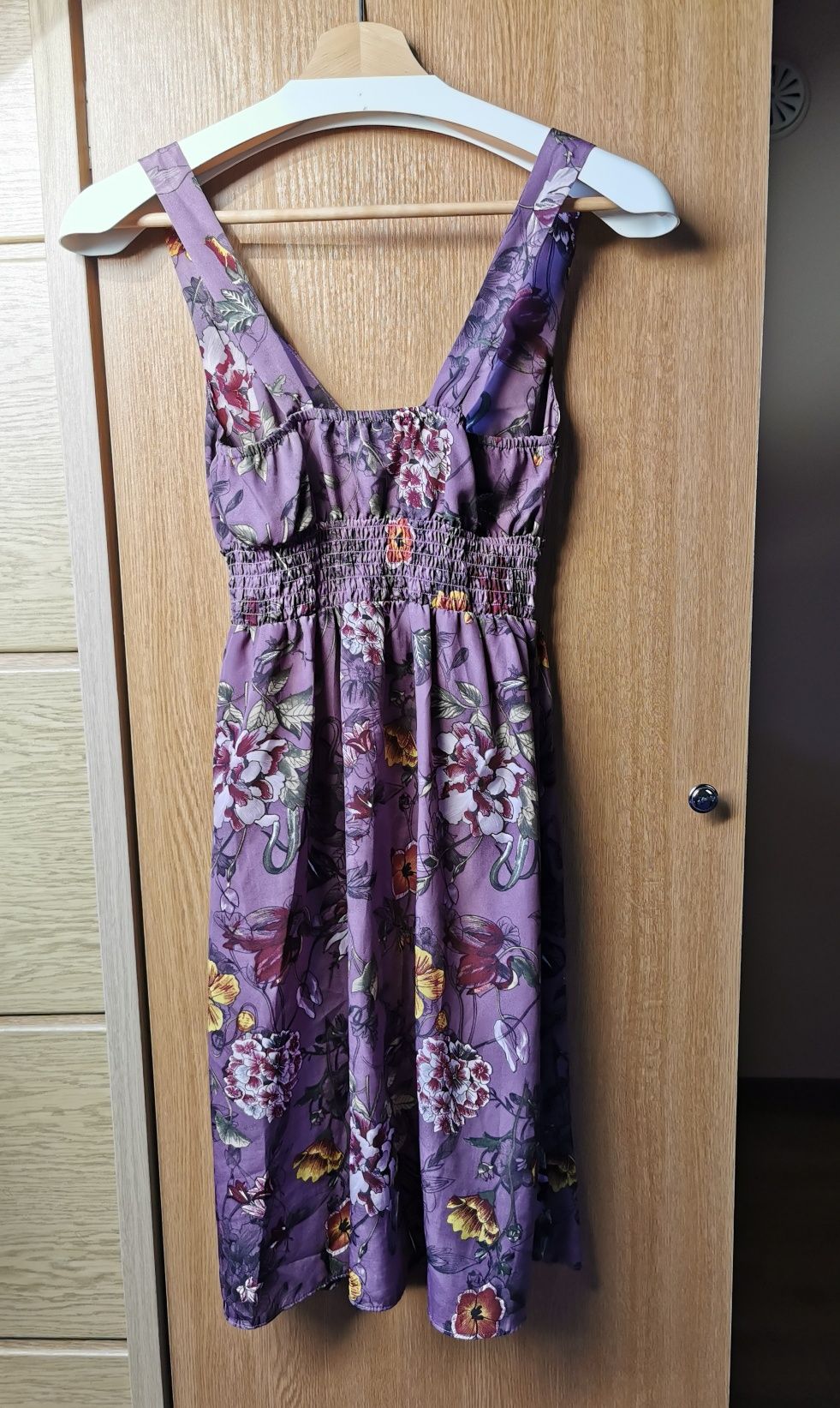 Fioletowa sukienka H&M