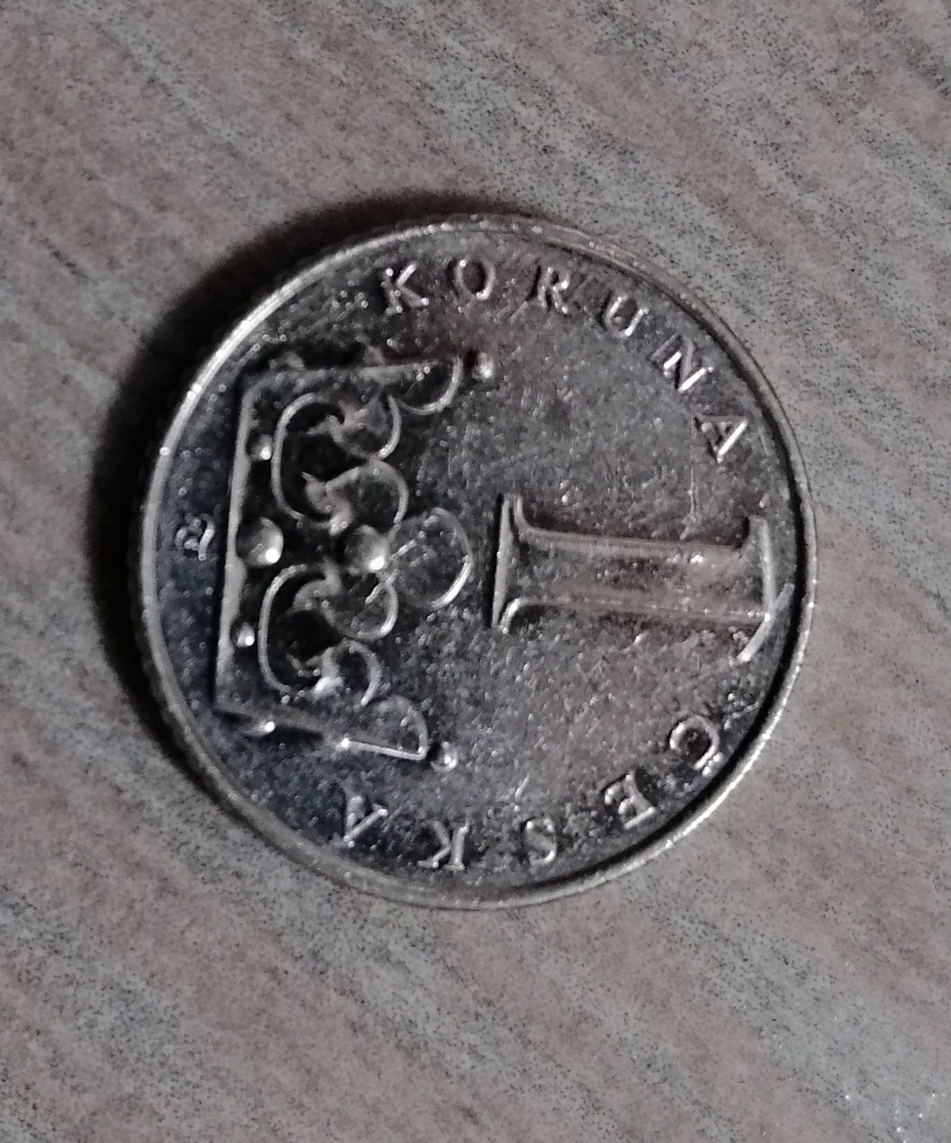 Moneta 1 korona czeska 1994