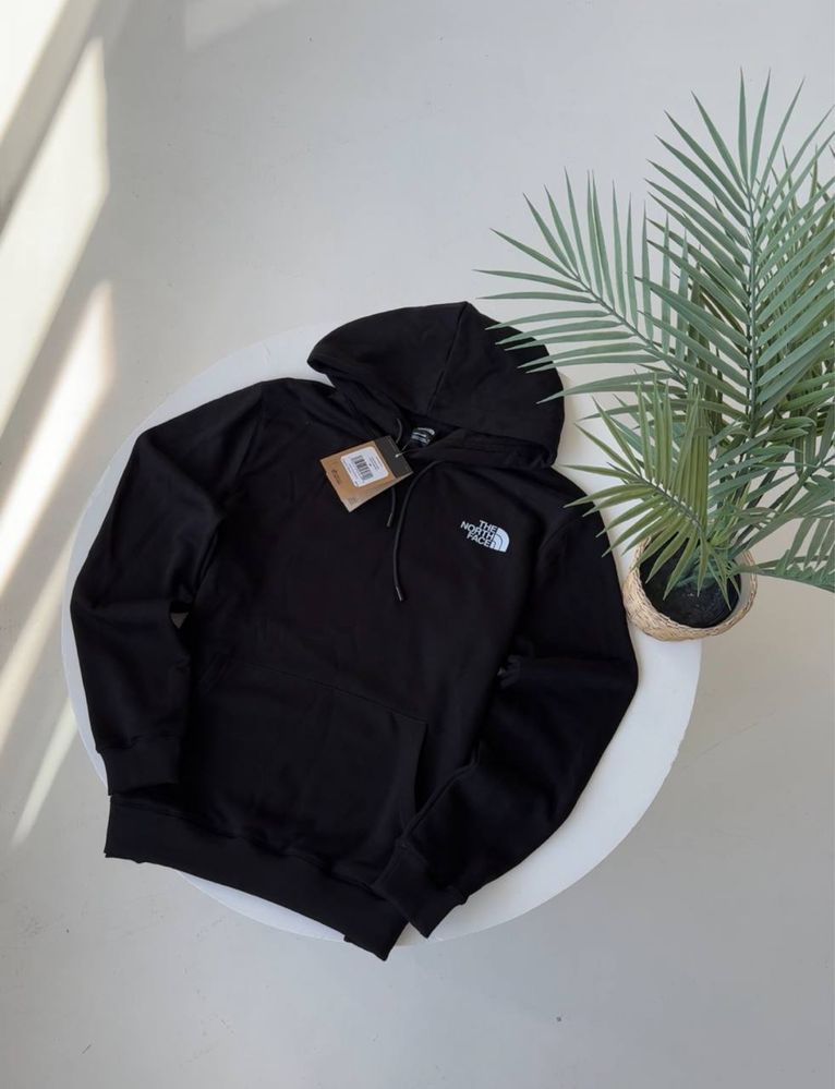 Худі The North Face Box logo/ кофта тнф чорна/ чоловіча кофта tnf/