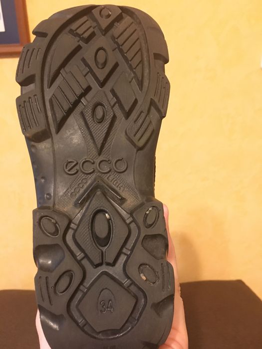 Ботинки Ecco 34 размер, 22 стелька