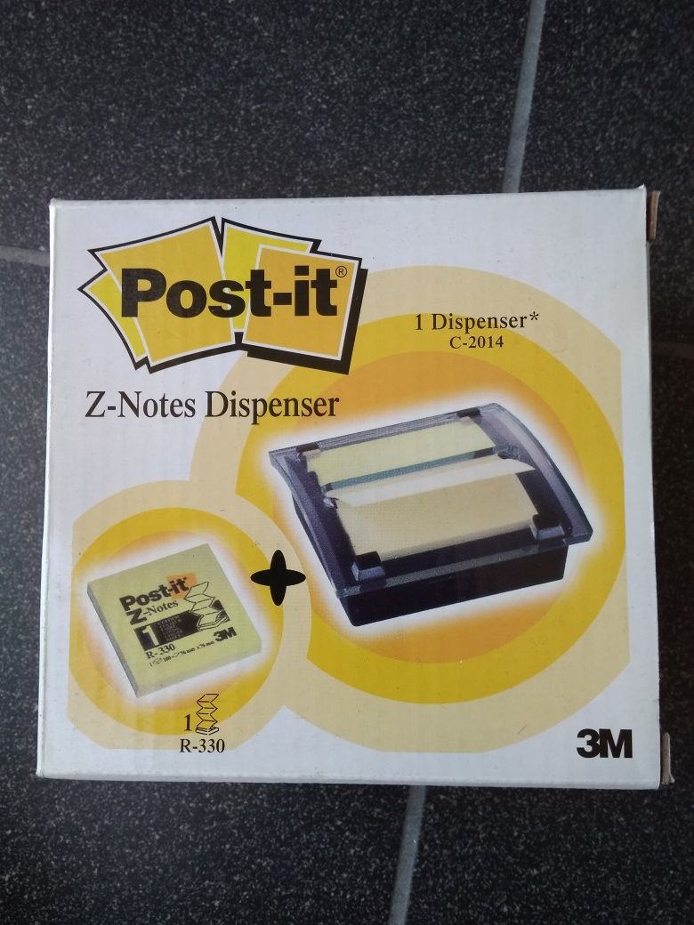 NOWY - PODAJNIK Dyspenser POST-IT Z-NOTES C2014 + bloczke