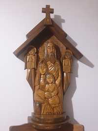 Rzeźba w drewnie Święta Rodzina