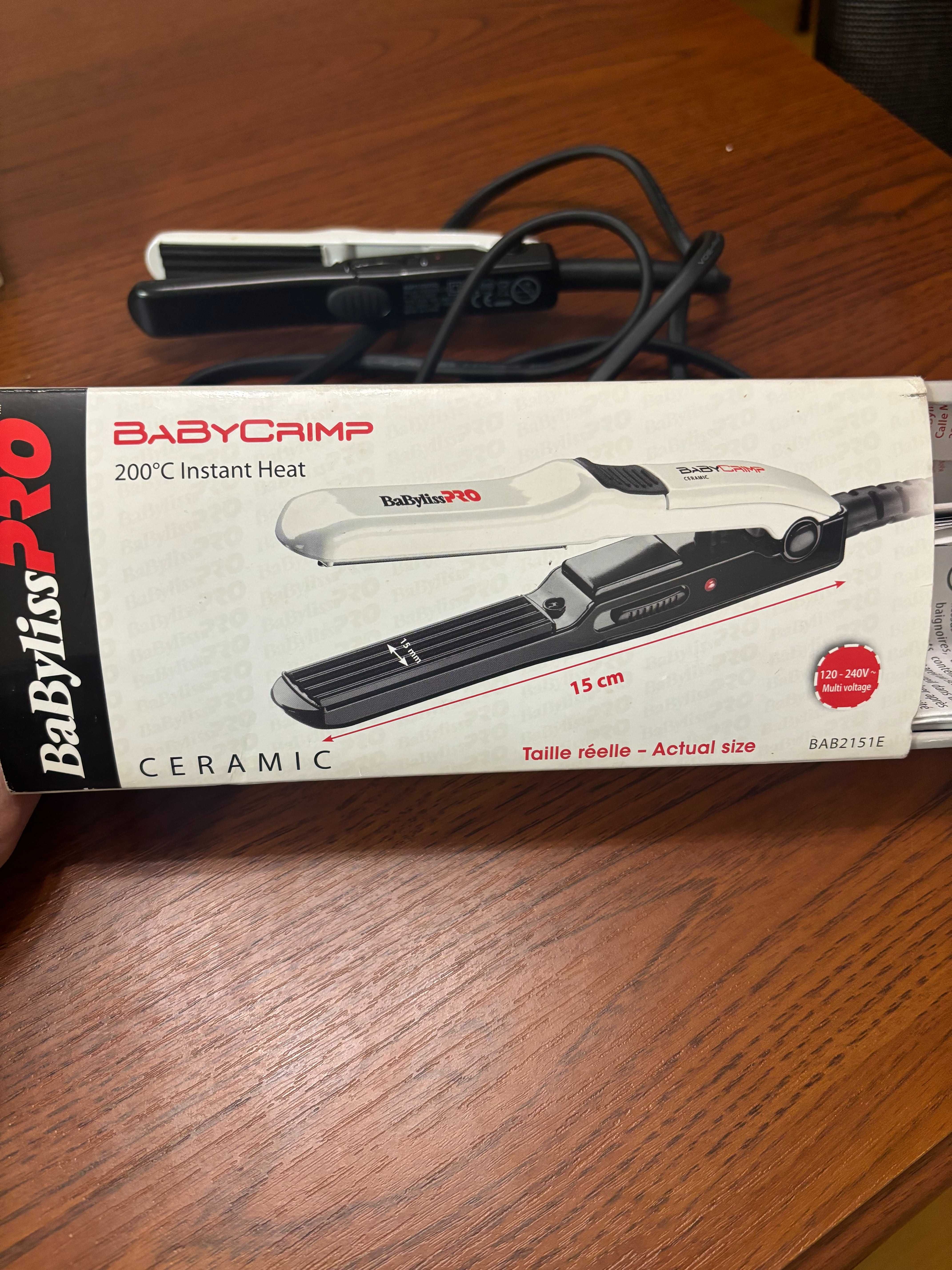 Плойка-гофре BaByliss PRO BaByCrimp Mini Nanoceramic BAB2151E