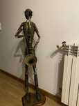 Estatueta em metal - única